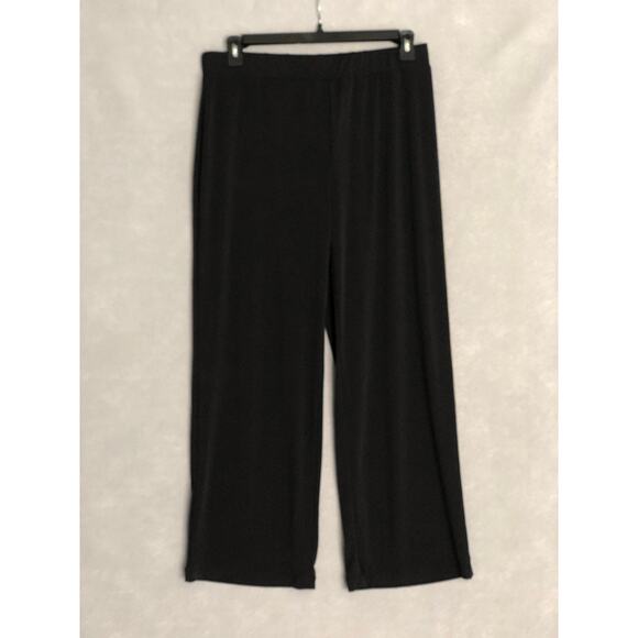 NY Collection Pants - NY Collection Pull-On Pants Women's 2X Wide Leg Black NEW